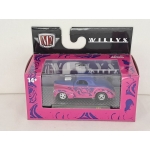 M2 Machines 1:64 Willys Coupe 1941 blue pink